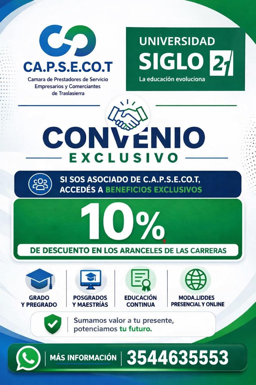 Universidad Siglo XXI: Descuentos en los aranceles